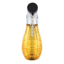 Accendino a torcia portatile dal design elegante e raffinato con struttura in metallo resistente, ricaricabile a butano per un utilizzo continuo, la