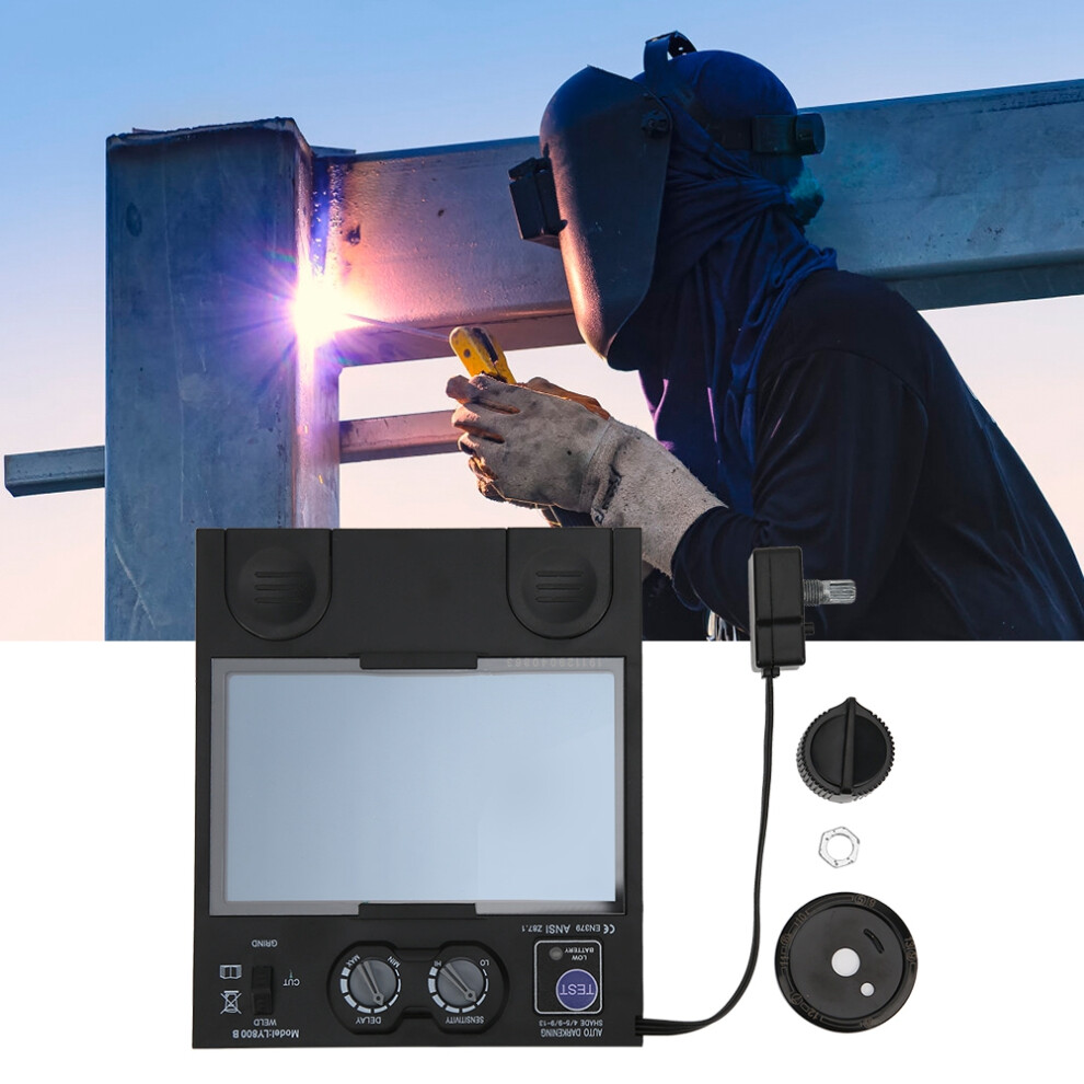 Solar Auto Darkening Welding Helmet Lens, Din 4-13, 1200Mah Lithium Battery 6921391932043