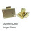Tooloflife Drawer Lock Copper Gold Large Core 6