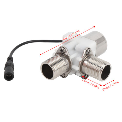 Water Pulse Solenoid Valve Plastic G1/2 6V Electric Automatic Control 1