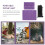 Folding Seat Pad Durable Rectangular for Camping Yoga Beach 2Pcs 15X10.6X0.5In 6
