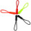 40 Tirazip fluorescenti in nylon per zaini 3