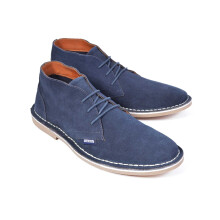 (, ) Lambretta Chiswick Suede Men's Navy Boots