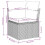VidaXL vidaXL 7-tlg. Garten-Sofagarnitur mit Kissen Hellgrau Poly Rattan 10