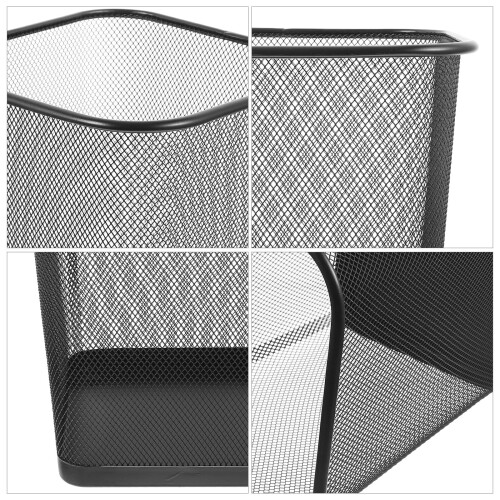 Lixeira de ferro, 1 unidade, 10,2 x 8,9 x 8,9 polegadas 1