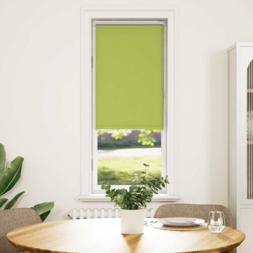 VidaXL vidaXL Roller Blind Blackout Leaves Green 40x150 cm Fabric Width 35.7 cm Polyester 1