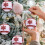 Christmas Ornaments Set Red Green White Shatterproof 5