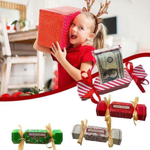 Julpengarpåse Festlig godisdesign 10-pack 2