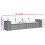 VidaXL vidaXL 4-tlg. Garten-Sofagarnitur mit Kissen Hellgrau Poly Rattan 6