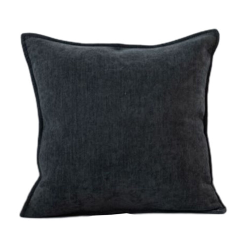 Sort lændestøttepude 45x15x45cm polyestersofa 1