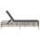 VidaXL vidaXL Sonnenliege mit Auflage Hellgrau Poly Rattan 4