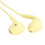 U19 Wired Earphone HiFi 3.5mm Yellow 13