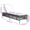 VidaXL vidaXL Sonnenliege mit Auflage Hellgrau Poly Rattan 9