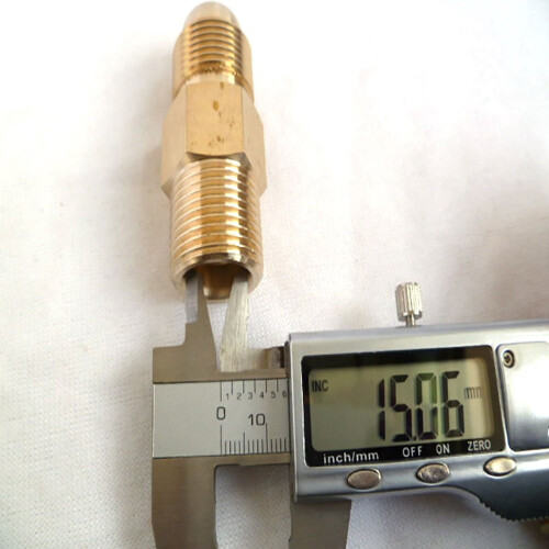 Argon Bottle Adapter Brass G5/8 to G5/8 Fitting 2