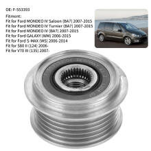 Alternator Clutch Pulley F-553393 for Ford Galaxy Mondeo S-Max 2.0L