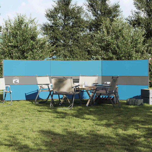 VidaXL vidaXL Camping Windbreak Blue 490x123 cm Waterproof 1