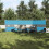 VidaXL vidaXL Camping Windbreak Blue 490x123 cm Waterproof 3