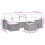 VidaXL vidaXL 7-tlg. Garten-Sofagarnitur mit Kissen Hellgrau Poly Rattan 3