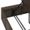 VidaXL vidaXL Sonnenliege mit schwebender Auflage Braun Poly Rattan 10