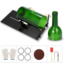 DIY Glass Bottle Cutter 3/5-Wheel Adjustable Stainless Steel Tool