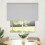 VidaXL vidaXL Roller Blind Blackout Light Grey 135x150 cm Fabric Width 131.6 cm Polyester 2