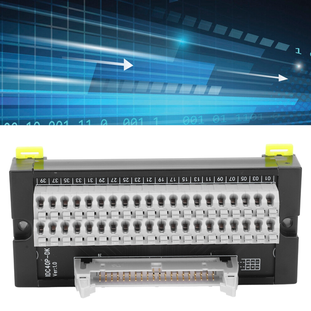 40-Pin Din Rail Terminal Block Adapter, 35Mm Mounting Width 9311391935385