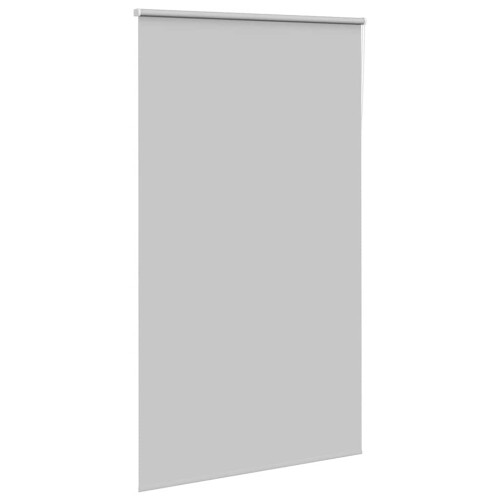 VidaXL vidaXL Roller Blind Blackout Light Grey 125x210 cm Fabric Width 121.6 cm Polyester 2