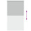 VidaXL vidaXL Roller Blind Blackout Light Grey 125x210 cm Fabric Width 121.6 cm Polyester 9