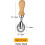 1.3" Pasta Cutter Roller with Wooden Handle, Fluted Edge for Baking 2