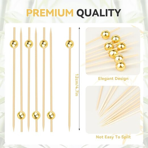 Kit da 300 pezzi per cake pop con bastoncini e involucri, sacchetti e fascette dorate. 1