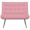 VidaXL vidaXL Sitzbank Rosa 110x74x84 cm Samt 4