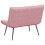 VidaXL vidaXL Sitzbank Rosa 110x74x84 cm Samt 6