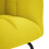 VidaXL vidaXL Schaukelstuhl Hellgelber Stoff 6