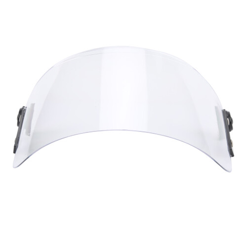 Transparent PC Face Shield for Rail Helmets, 326g, Black Frame 1