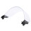 Transparent PC Face Shield for Rail Helmets, 326g, Black Frame 3
