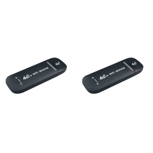 2X 4G WiFi Router USB Plug and  LTE Hotspot with Stable Connection for  to 10 Users Easy Micro-SIM Card Insertion