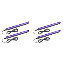 4Pcs 5W USB UV LED Black Light T5 Blacklight Bar 380nm-400nm Fluorescent Party Disco for Party, Disco, DJ Stage Lighting