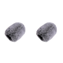2X Microphone Furry Windscreen Muff Microphone Wind Cover Fuzzy Microphone Cover Fuzzy Microphone Filters for AT2020