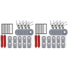 2 Set for Qrevo L/QR 798/QV 35A/QR 598 Main Side Brush Hepa Filter Mop Cloth Dust Bag