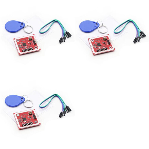 3Set PN532 NFC RFID Wireless Module V3 User Kits Read/Write Mode IC S50 Card PCB Attenna IIC SPI HSU