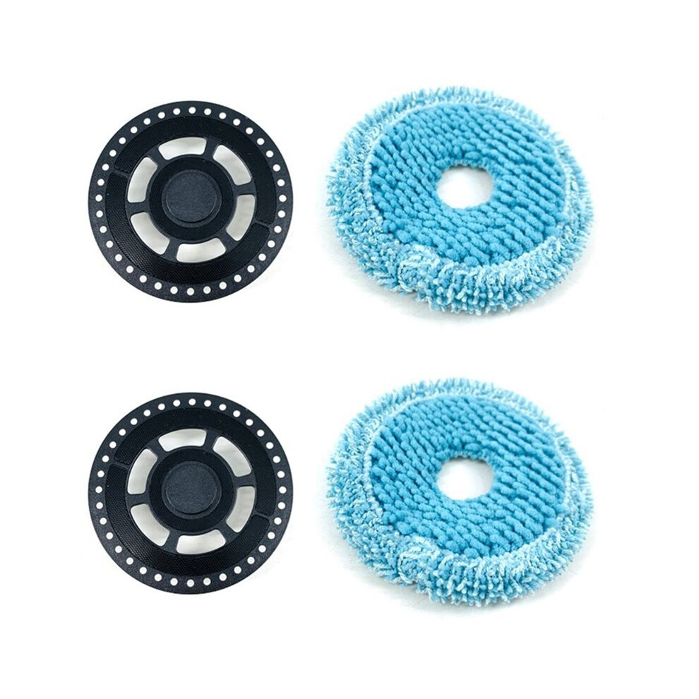 2X For Cecotec Conga 9990/9590 Vacuum Cleaner Accessories Mop Cloth And Holder Set For Efficient Cleaning 6033669816860