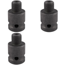 3pcs 1/2inch Drill Chuck Adaptor for Impact Wrench Conversion 1/2-20Unf with 3 Pc Screw