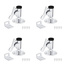 4X Stainless Steel 316 Boat Door Stop Stopper Catch Door Holder Floor Knob Yacht RV Motorhome Spring Marine