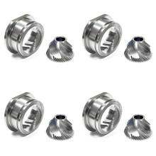 4X Replacement Stainless Steel Conical Grinder Burr Set, 48mm Spares Accessories for Saeco Magic / Royal/ Strato