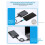 4Pcs 2.5in HDD SSD Enclosure USB 3.0 to  External Hard Drive Case for Laptap Desktop PC Data Transfer 4