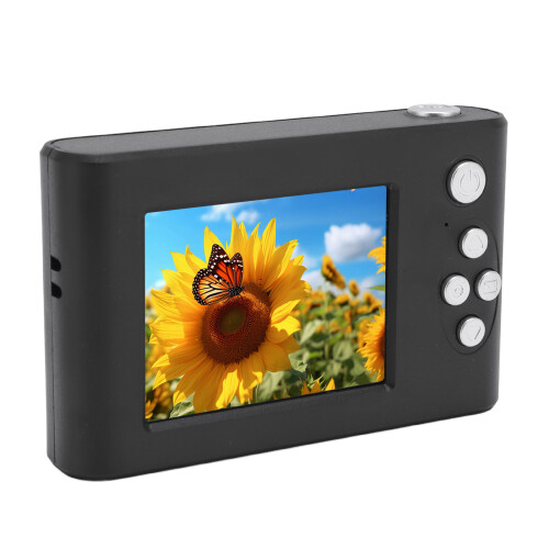 8x Zoom 48MP Compact Digital Camera 2.4" IPS Screen Anti-Shake Black 2