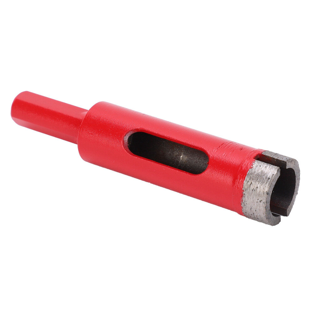 Diamond Drill Bit 18Mm Flat Tooth For Tile, Marble, Concrete, Red 7891391936435