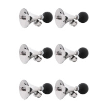 6X UPPERX Schwarze Gummibirne 21Mm Dia Lenker Fahrrad Air Horn Bugle Trompete