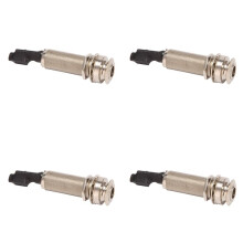 4X Conector Endpin para Guitarra, Salida de 6,35 mm Conector Endpin de Entrada de 2,5 mm para Guitarra Acústica Varilla Incorporada Registro
