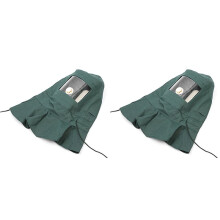 2X Industrial Labor Work Protection Canvas Sand Blasting Hood Anti Wind Anti Impact Mild Blasting Polishing Helmet